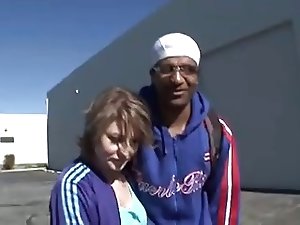Hairy Mature Dumpster Rat Loves Interracial Anal