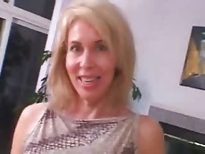 Hairy Blond Mature tries BBC Anal but it wont fit in